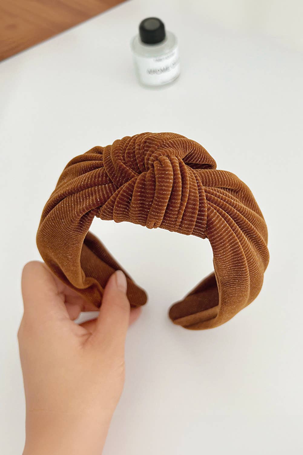 Knotted Ribbed Wide Headband